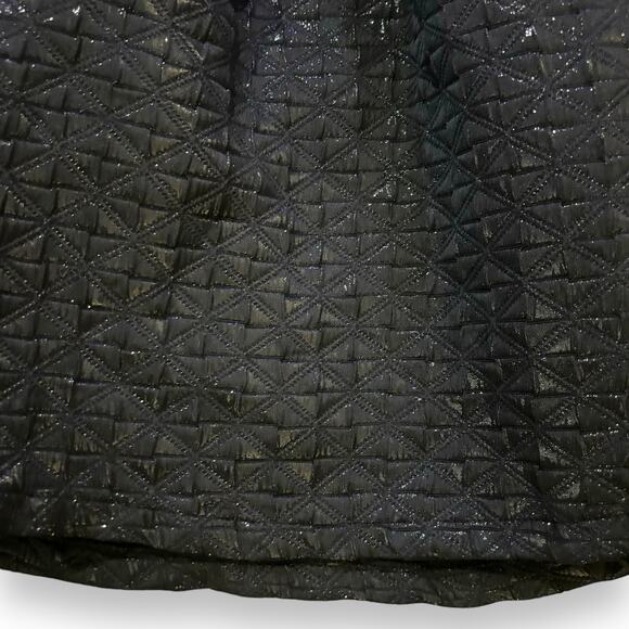 ASTR Formal Cocktail Strapless Dress Size Large Textured Black/Silver Homecoming - Picture 6 of 9